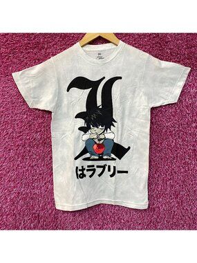 Death Note Chibi L Is Lovely Anime T-Shirt Extra Small